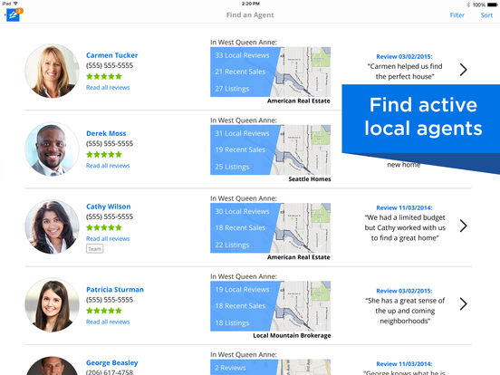 Screenshots of Zillow Real Estate - Homes for Sale & for Rent for iPad