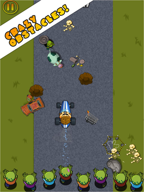 Zombie Go Kart - Tricky Racing для iPad