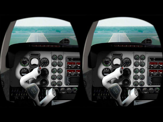 Игра VR симулятор полета самолета для Google картона