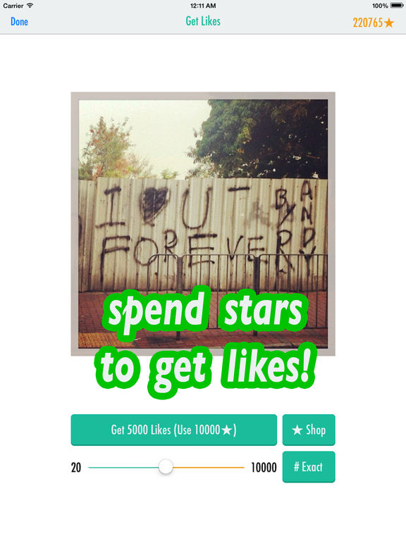 Screenshots of Like Potion for REAL Instagram Likes & Video Views for iPad