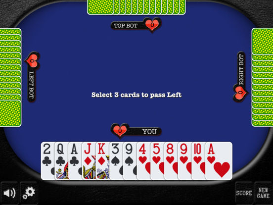 play hearts card game free