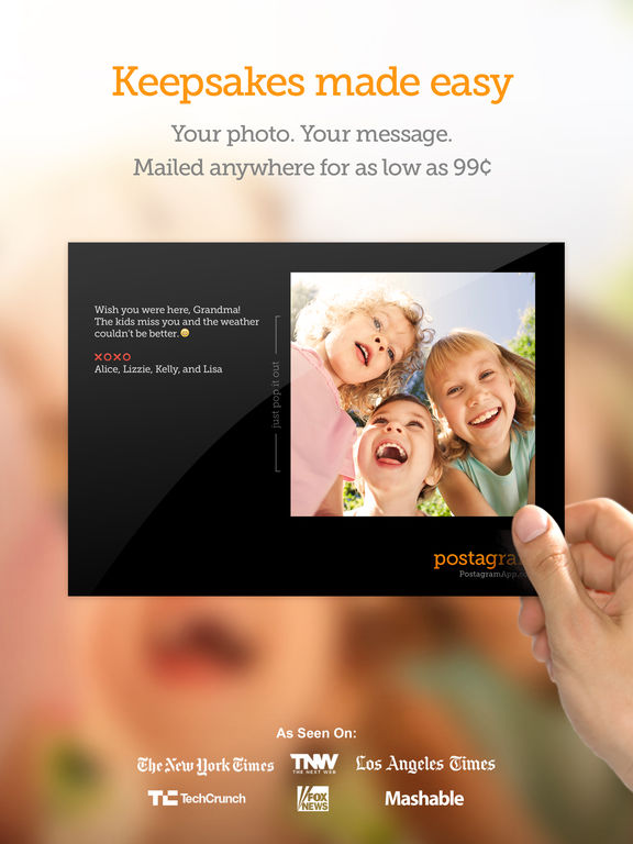 Postagram: Print & Send Photo Postcards Screenshot