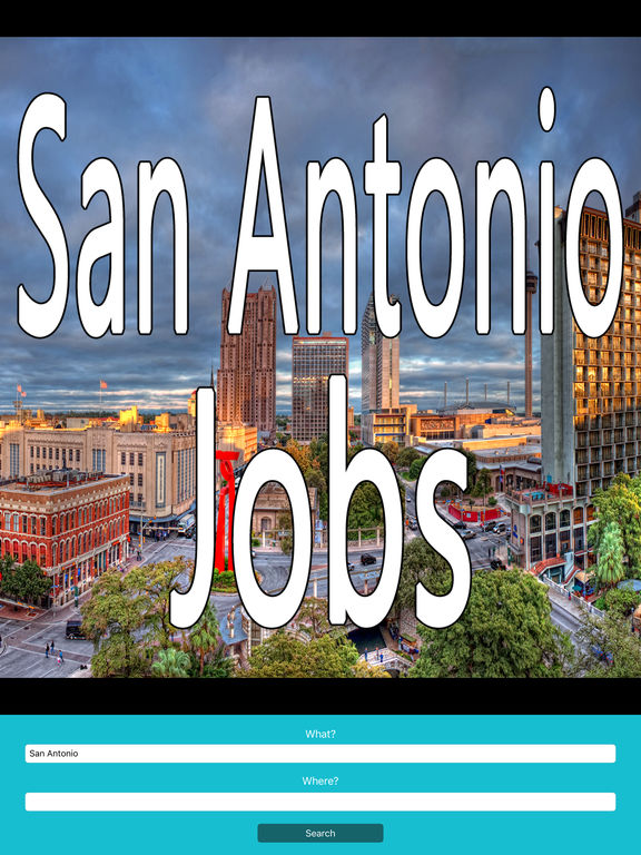 Job listing for san antonio texas