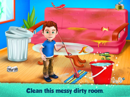 Скачать Mommy's Princess Little Helper : Help Mommy clean up the House before Daddy comes Home