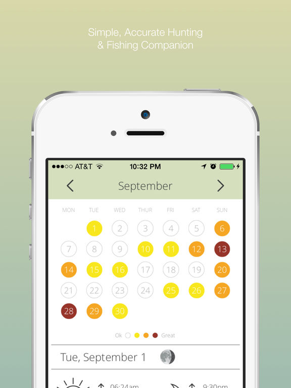 iphone location how gps 7 fix to Times & App Hunting Shopper: (Sports) Solunar Fishing
