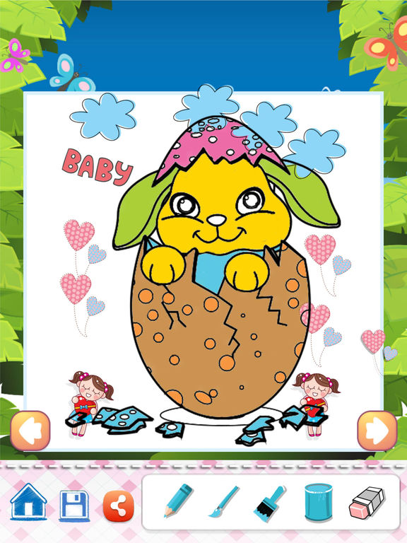 Раскраски Книги Кролик Рисования - бесплатно изучать живопись крутые игры для детей девочек