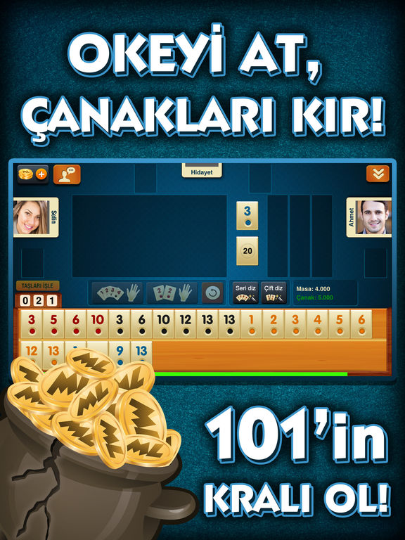 101 YüzBir Okey Çanak для iPad