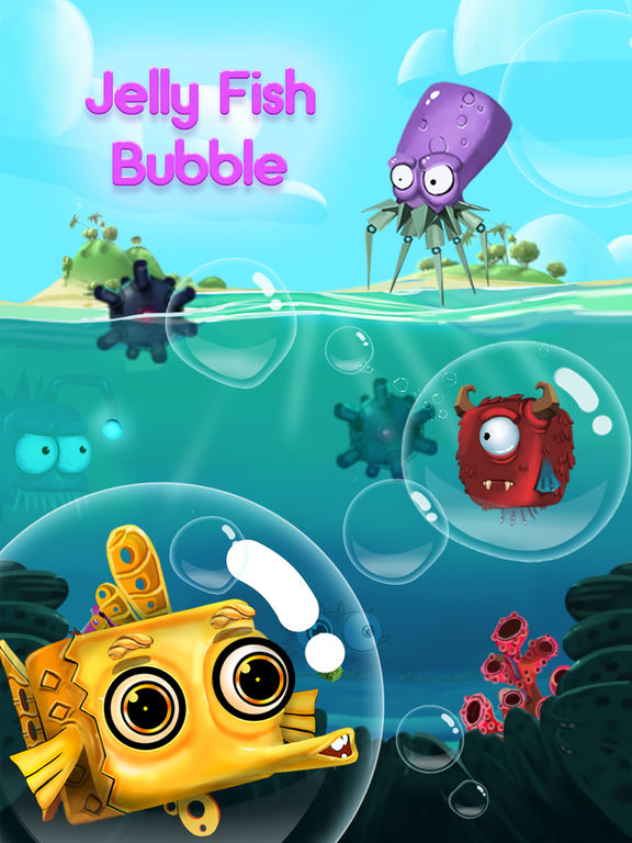 Jelly Fish Bubble на iPad