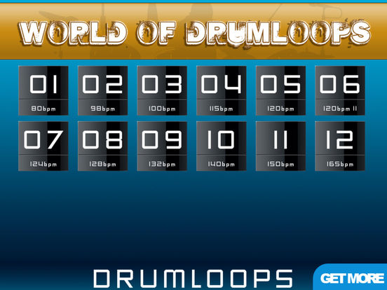 World Of Drum Loops для iPad