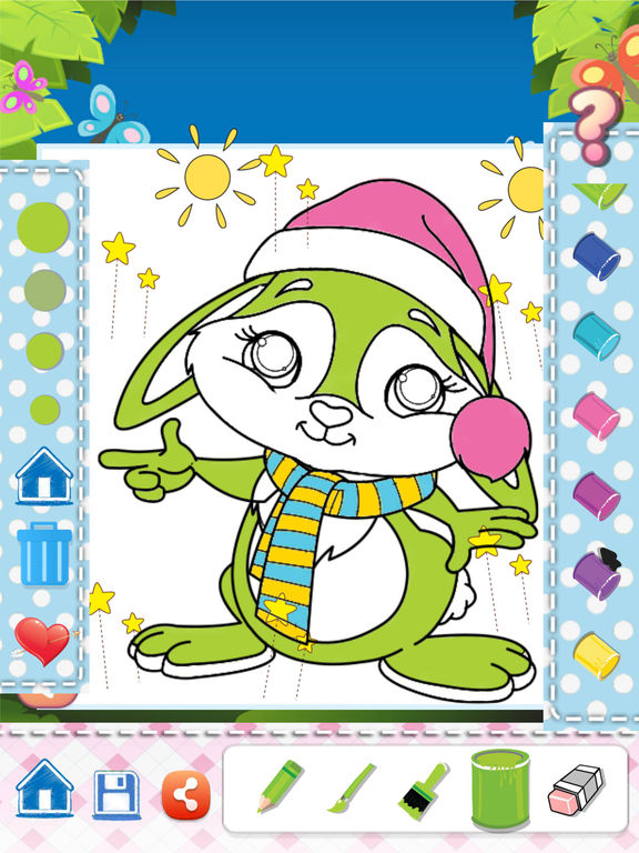 Раскраски Книги Кролик Рисования - бесплатно изучать живопись крутые игры для детей девочек