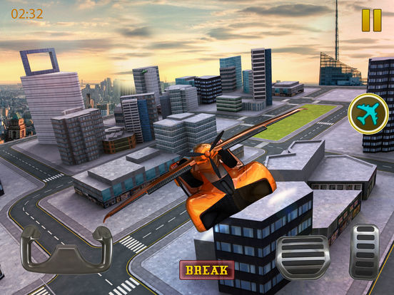 Sports Flying Car Simulator 3d Games для iPad