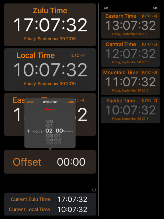 Zulu Time screenshot