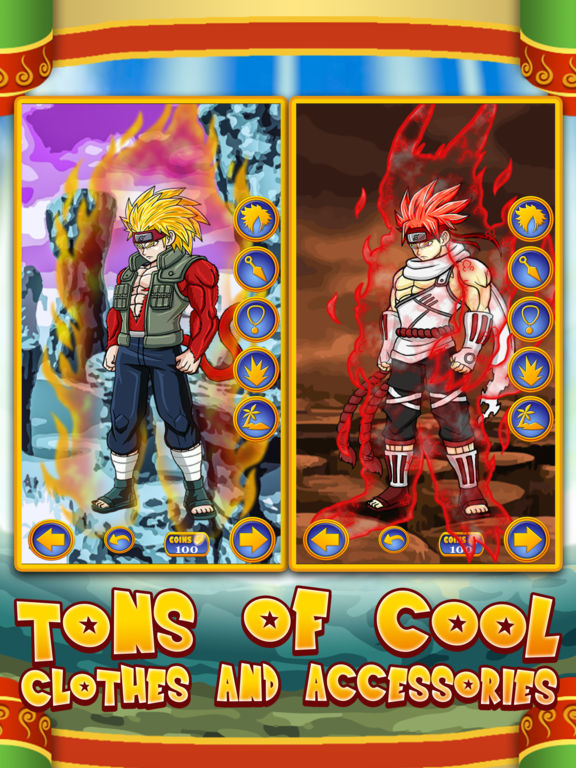 Anime Ninja Character Manga Creator Games For Freescreeshot 3