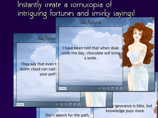 Ask Fortuna 1.0 for iPhone and iPad makes millions of unique fortunes Image