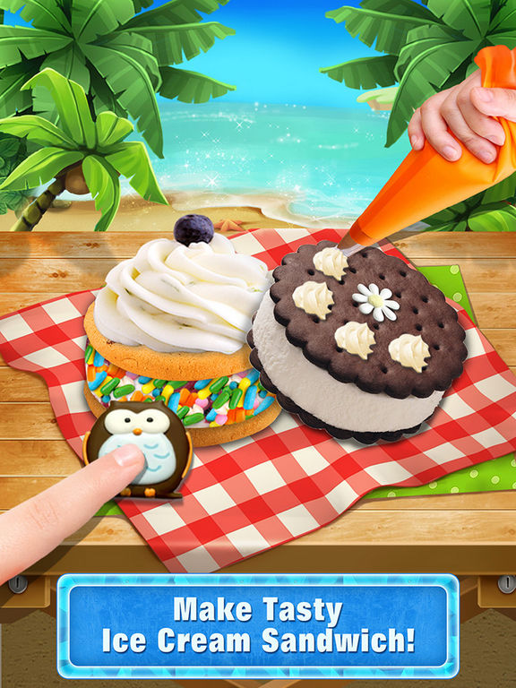 Summer Ice Food - Sweet Frozen Dessert Maker на iPad