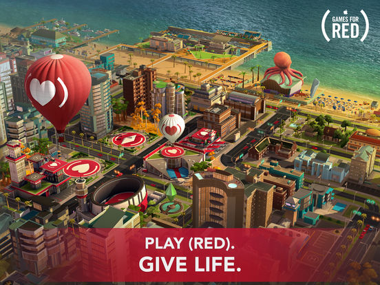 Screenshots of SimCity BuildIt for iPad