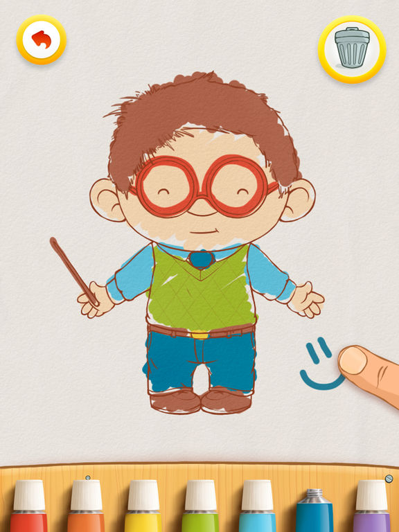 Скачать игру Dress Up: Professions - Головоломка с одеванием и рисованием для мальчиков и девочек от PlayToddlers (Бесплатная версия для iPad)