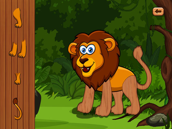 Jungle Animals Jigsaw Games for Kids and Toddlers Jungle Animals Jigsaw Games for Kids and Toddlers