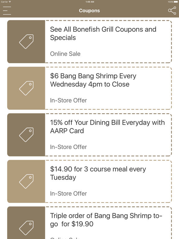 Bonefish grill coupons retailmenot