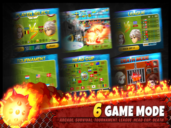Screenshots of Head Soccer for iPad