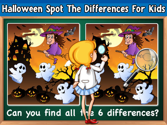 App Shopper: Halloween Spot The Differences For Kids (games)