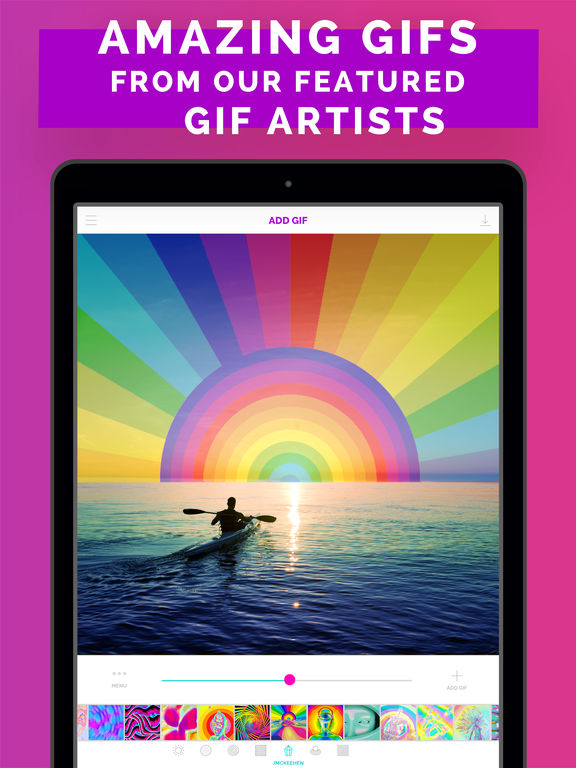 Screenshots of Gifx – Best Gif Editor To Make Art for iPad