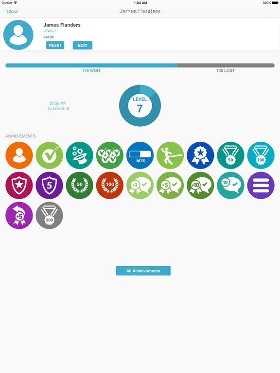 Screenshots of Learn JavaScript for iPad