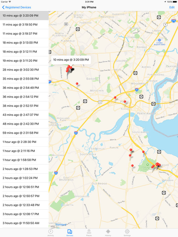 Device Locator: Track and Locate Your Lost or Stolen iPhone plus Google Latitude Integration screenshot 7