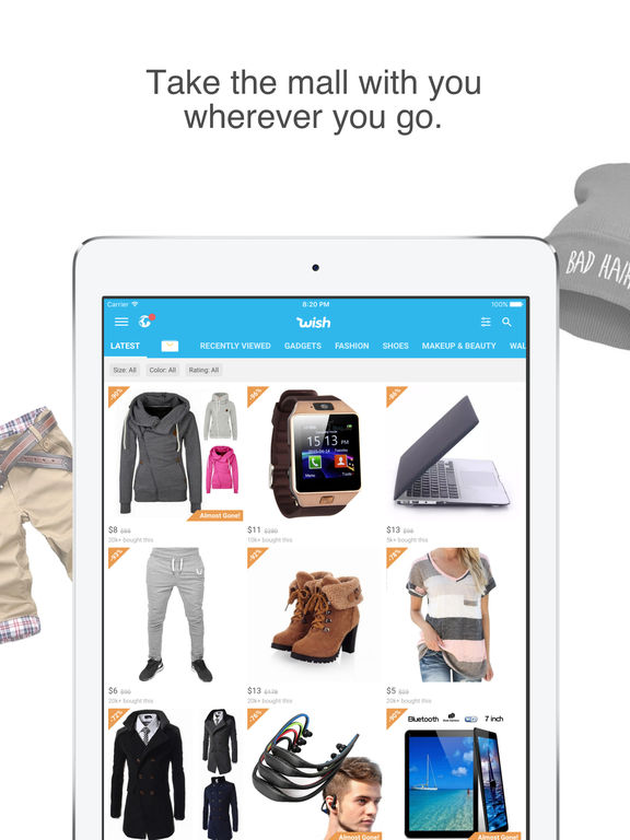 Screenshots of Wish - Shopping Made Fun for iPad