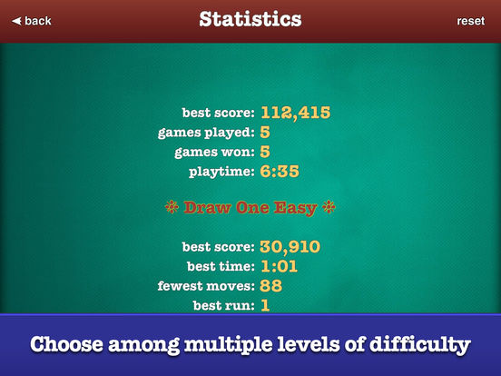 Screenshots of ▻Solitaire for iPad