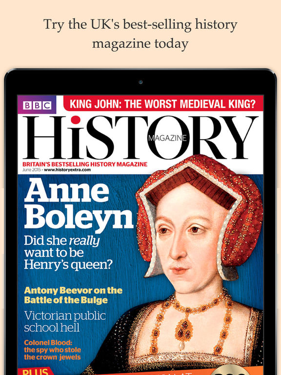 BBC History Magazine all about the past, from the Romans to Henry
