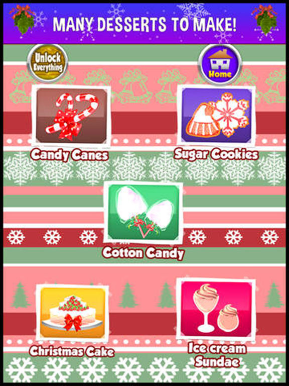 Screenshots of A Christmas Food Fever Cooking Maker - make xmas cake & cookie dessert in a kid making game! for iPad