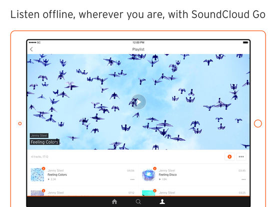 Screenshots of SoundCloud - Music & Audio for iPad