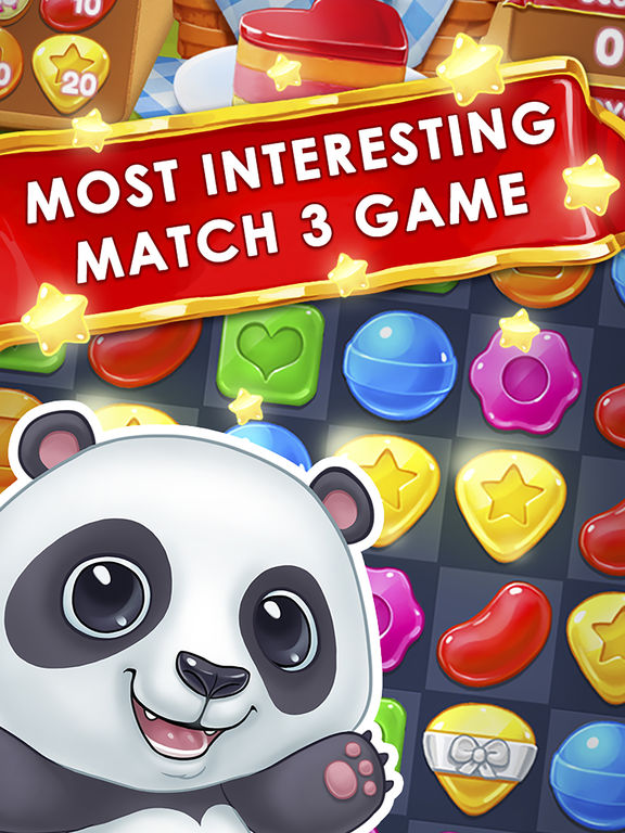 Screenshots of Cookie & Candy Pop - Best Match 3 Puzzle Game 2016 for iPad