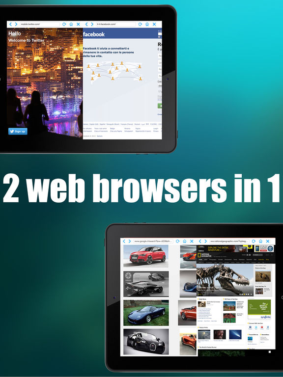 Double Browser Pro for iOS 7 screenshot 5