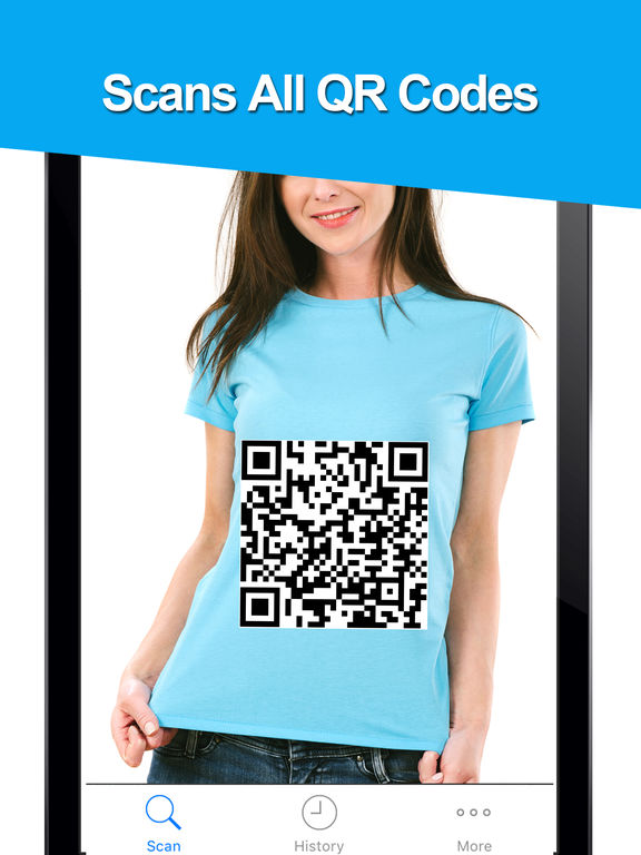 Screenshots of QR Code Reader & Barcode Scanner (Free Download) for iPad