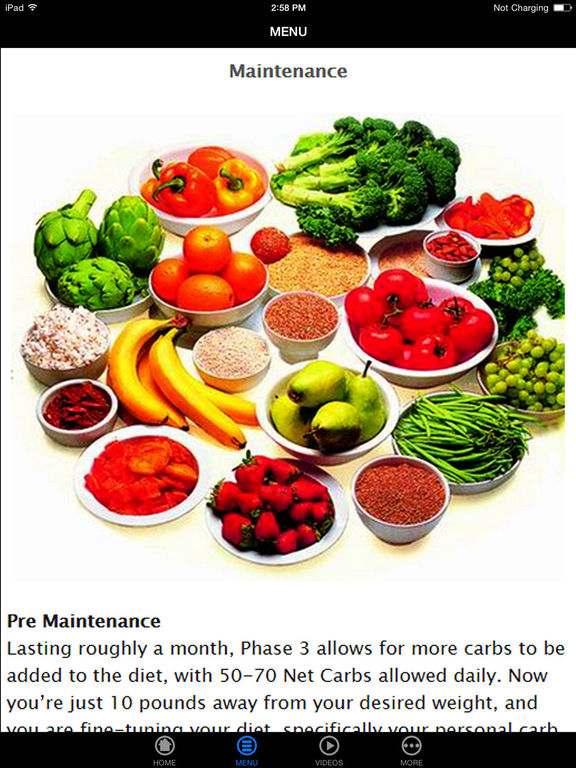 Atkins Diet Maintenance Plan
