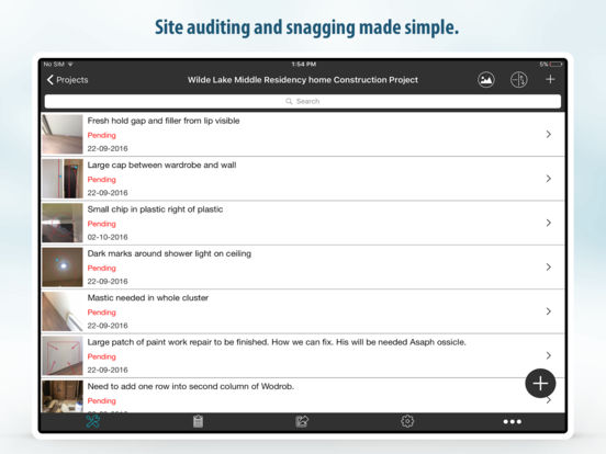SnagBricks - Site Auditing, Snagging & Punch List Screenshots
