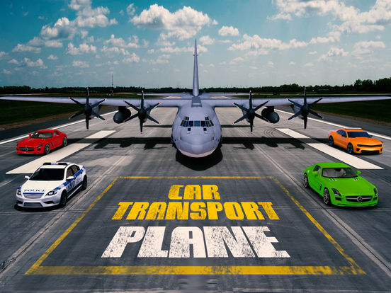 Грузовой самолет автомобиля Transporter и парковка для iPad