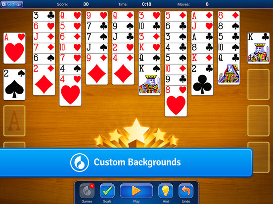 Screenshots of FreeCell Free for iPad