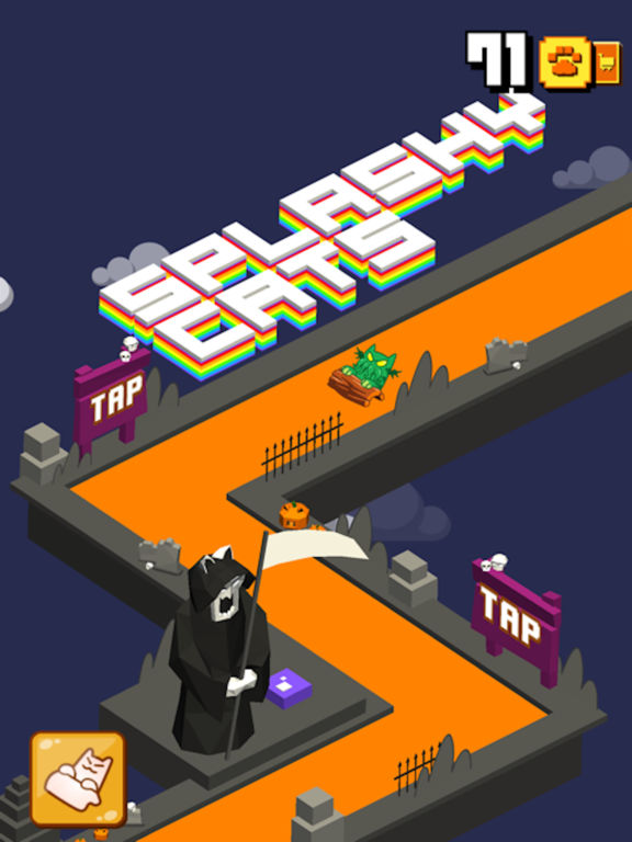 Splashy Cats: Endless Zigzag Arcade Water Game на iPad