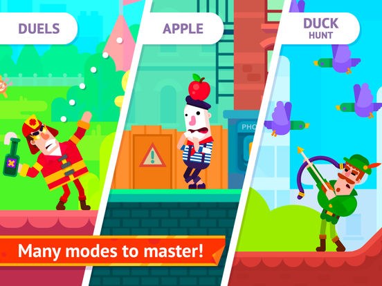 Screenshots of Bowmasters - Top Multiplayer Bowman Game for iPad