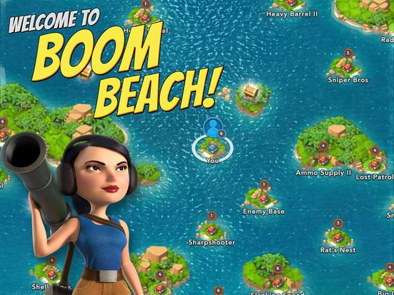 Screenshots of Boom Beach for iPad
