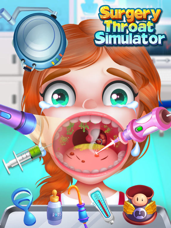 Throat Surgery Simulator - Free Doctor Game на iPad