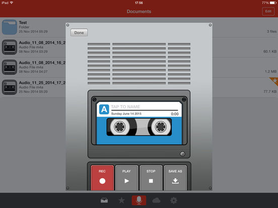 voice recorder app not working