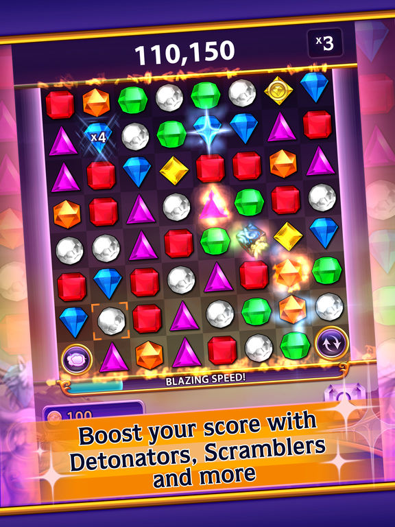 Screenshots of Bejeweled Blitz for iPad