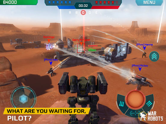 Image currently unavailable. Go to www.generator.whenhack.com and choose War Robots image, you will be redirect to War Robots Generator site.