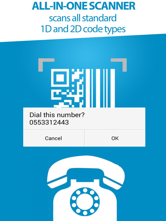Screenshots of QR Code Reader & Barcode Scanner (Free Download) for iPad