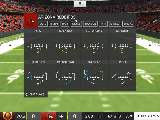 Screenshots of Axis Football 2015 for iPad