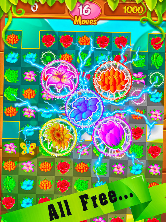 App Shopper Blossom blast garden New flower saga puzzles game (Games)
